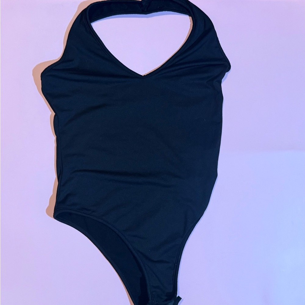 Kids Black One Piece Swimsuit